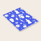 Blue ancient greek art statue pattern Notebook Gallery Image 3