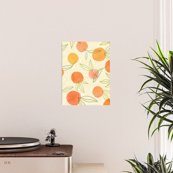 Summer Citrus Tropical Fruit Series Poster Gallery Image 2