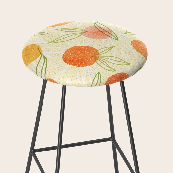 Summer Citrus Tropical Fruit Series Stool Gallery Image 2