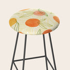 Summer Citrus Tropical Fruit Series Stool Gallery Image 2
