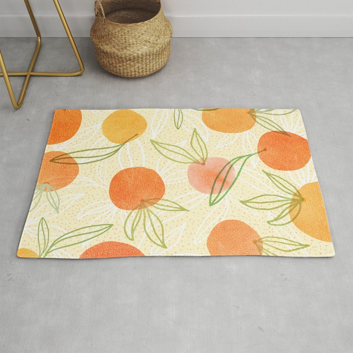 Summer Citrus Tropical Fruit Series Rug Gallery Image 1