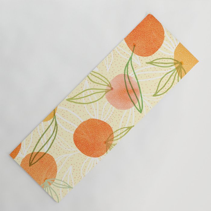 Summer Citrus Tropical Fruit Series Yoga Mat Gallery Image 1