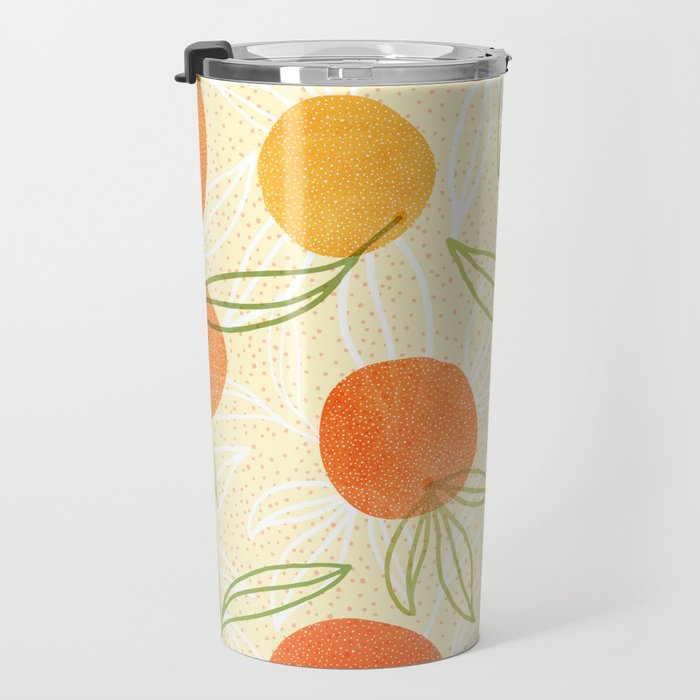 Summer Citrus Tropical Fruit Series Travel Mug Gallery Image 3
