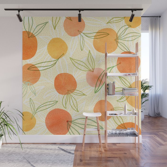 Summer Citrus Tropical Fruit Series Wall Mural Gallery Image 1