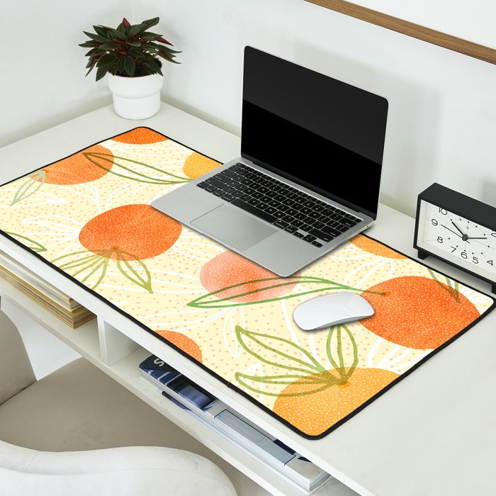 Summer Citrus Tropical Fruit Series Desk Mat Gallery Image 2