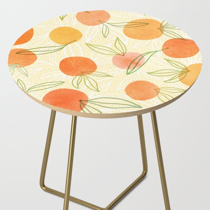 Summer Citrus Tropical Fruit Series Side Table Gallery Image 2