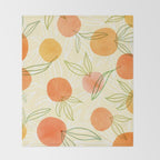 Summer Citrus Tropical Fruit Series Throw Blanket Gallery Image 2