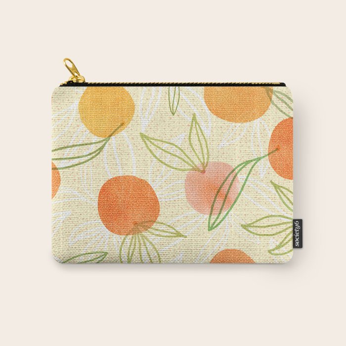 Summer Citrus Tropical Fruit Series Carry All Pouch Gallery Image 1