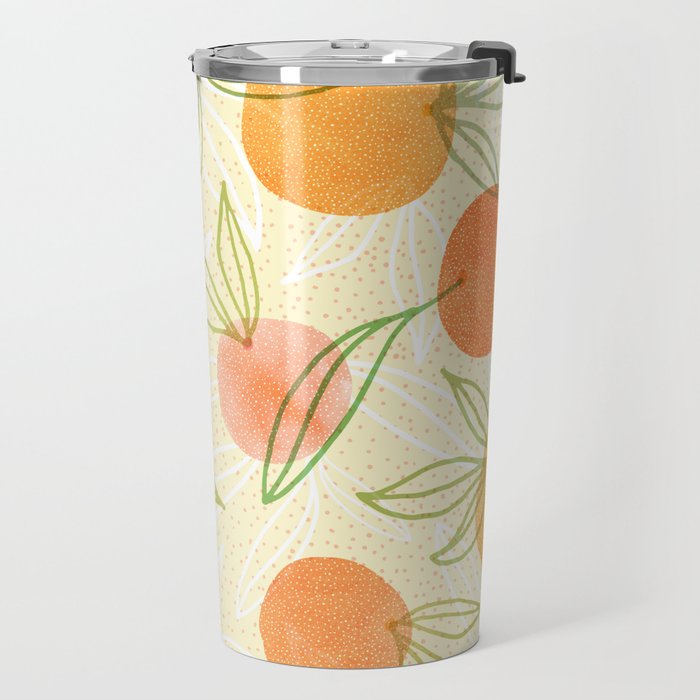 Summer Citrus Tropical Fruit Series Travel Mug Gallery Image 2
