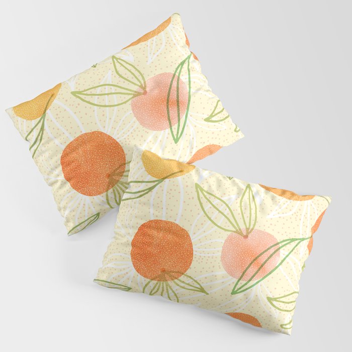 Summer Citrus Tropical Fruit Series Pillow Sham Gallery Image 1