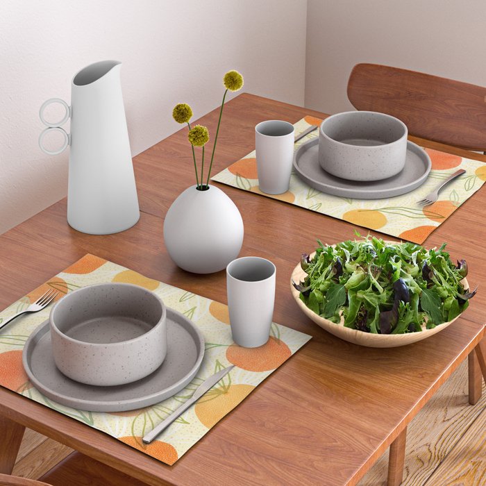 Summer Citrus Tropical Fruit Series Placemat Gallery Image 2