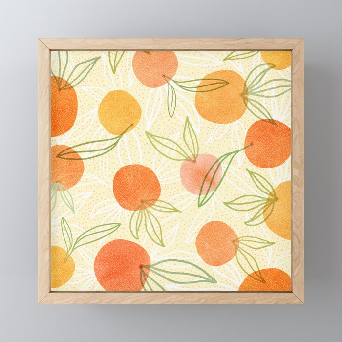Summer Citrus Tropical Fruit Series Mini Art Print Gallery Image 1