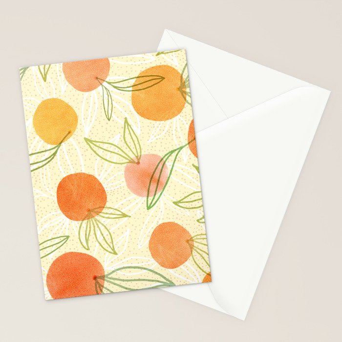Summer Citrus Tropical Fruit Series Stationery Card Gallery Image 2