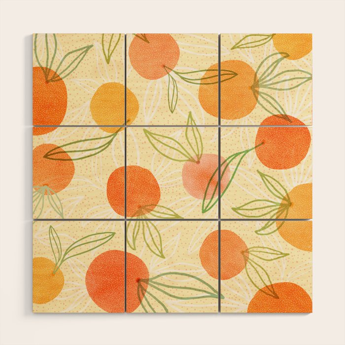 Summer Citrus Tropical Fruit Series Wood Wall Art Gallery Image 1