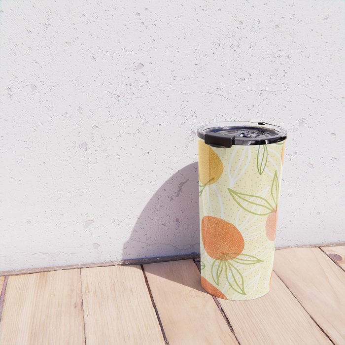 Summer Citrus Tropical Fruit Series Travel Mug Gallery Image 4