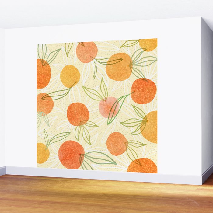 Summer Citrus Tropical Fruit Series Wall Mural Gallery Image 2