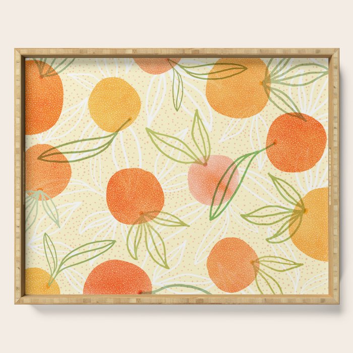 Summer Citrus Tropical Fruit Series Serving Tray Gallery Image 1