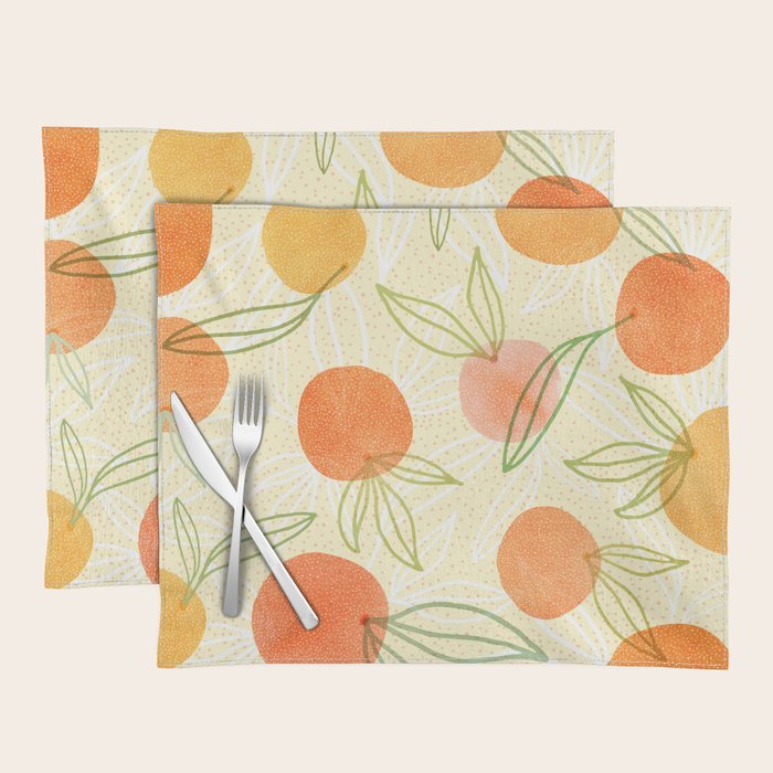 Summer Citrus Tropical Fruit Series Placemat Gallery Image 1
