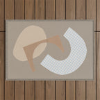 Three Shapes #1 Outdoor Rug Gallery Image 1