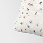 Les Skieurs Pillow Sham Gallery Image 4