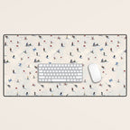 Les Skieurs Desk Mat Gallery Image 1