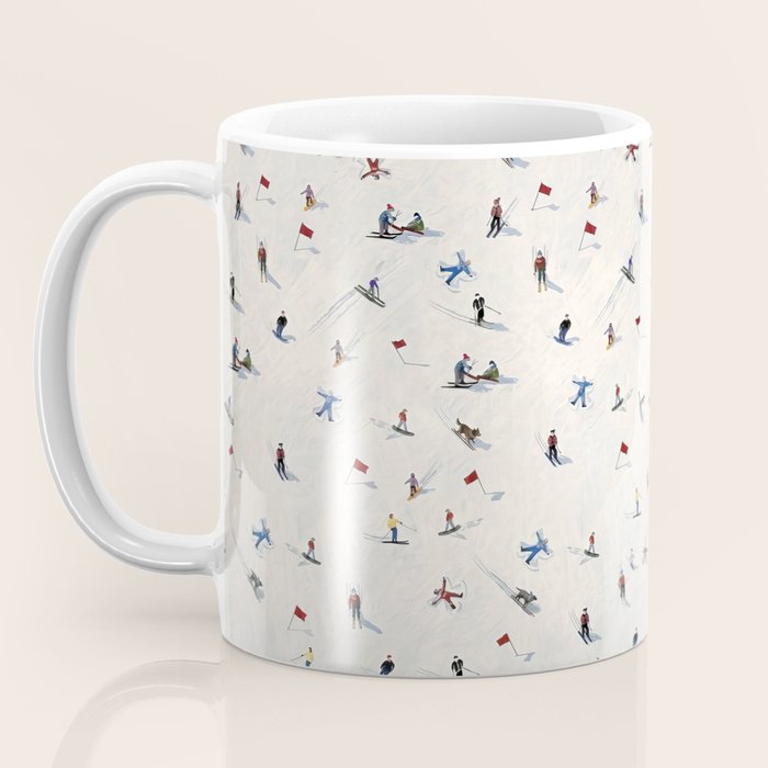 Les Skieurs Coffee Mug Gallery Image 3