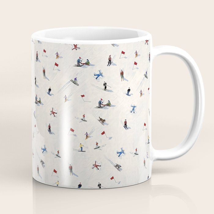 Les Skieurs Coffee Mug Gallery Image 1
