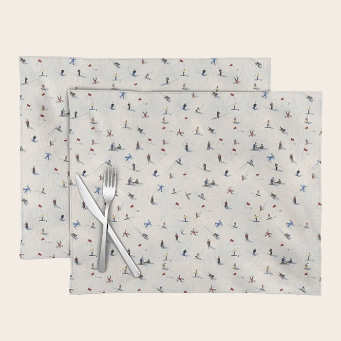 Les Skieurs Placemat Gallery Image 1