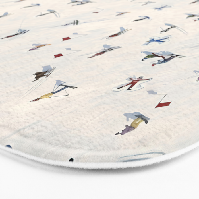 Les Skieurs Bath Mat Gallery Image 3