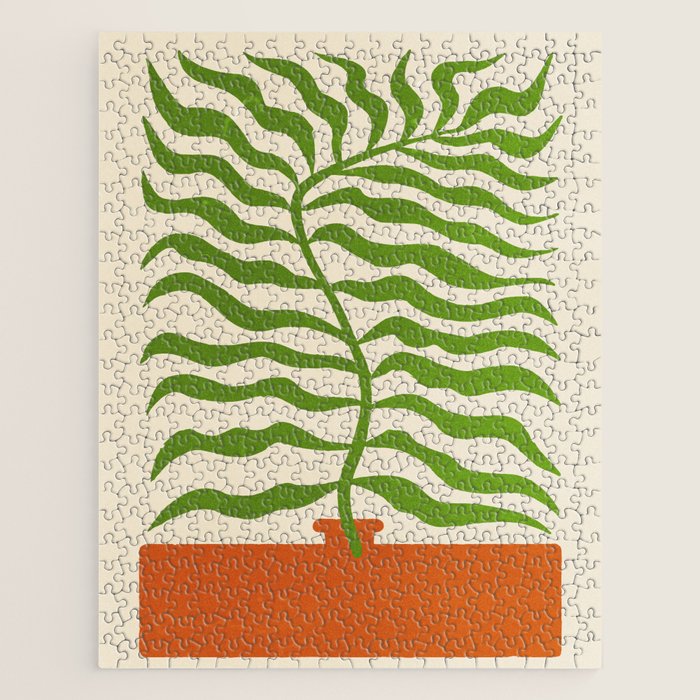 Wild Leaves II: Matisse Edition Jigsaw Puzzle Gallery Image 1