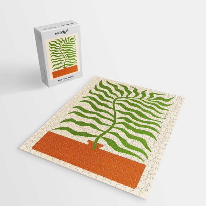 Wild Leaves II: Matisse Edition Jigsaw Puzzle Gallery Image 2