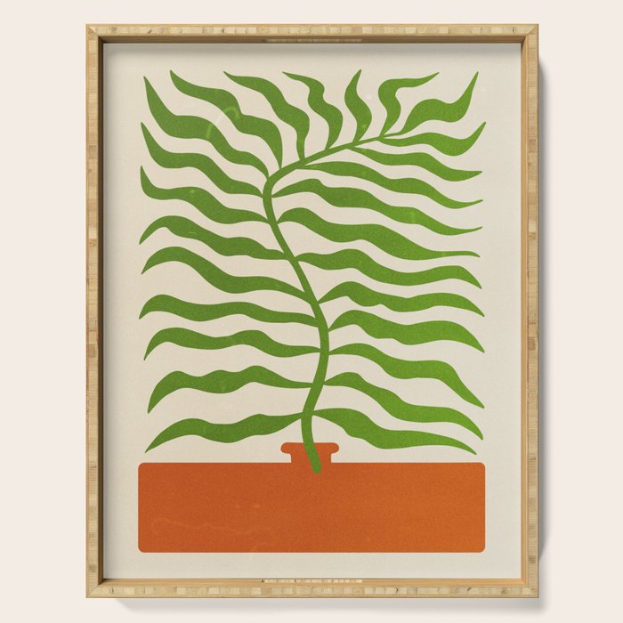 Wild Leaves II: Matisse Edition Serving Tray Gallery Image 1