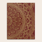 Mandala Royal - Red and Gold Notebook Gallery Image 4
