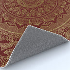 Mandala Royal - Red and Gold Rug Gallery Image 4