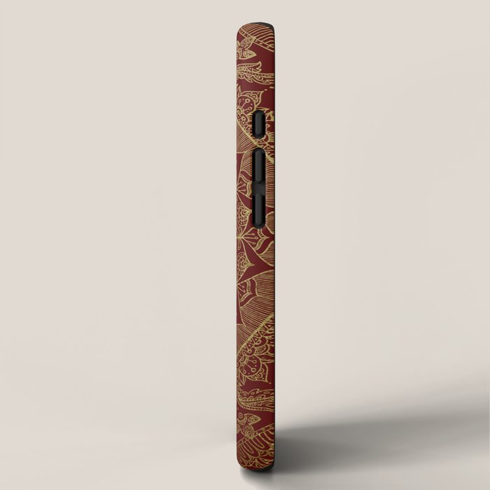 Mandala Royal - Red and Gold iPhone Case Gallery Image 2