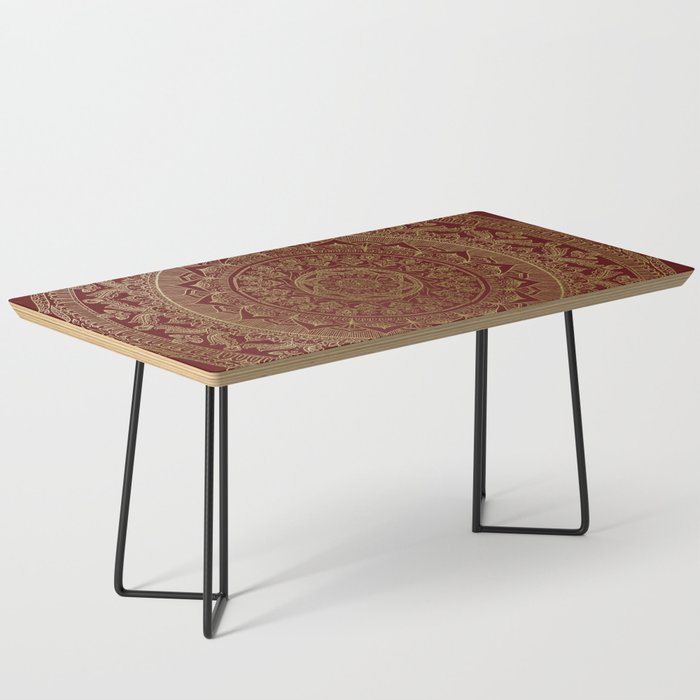 Mandala Royal - Red and Gold Coffee Table Gallery Image 1