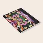 The Butterfly Effect Series - 01, Paint Blot Mirror Colorful, Symmetrical Graphic, Eclectic Mandala  Notebook Gallery Image 2