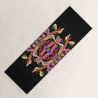 The Butterfly Effect Series - 01, Paint Blot Mirror Colorful, Symmetrical Graphic, Eclectic Mandala  Yoga Mat Gallery Image 1