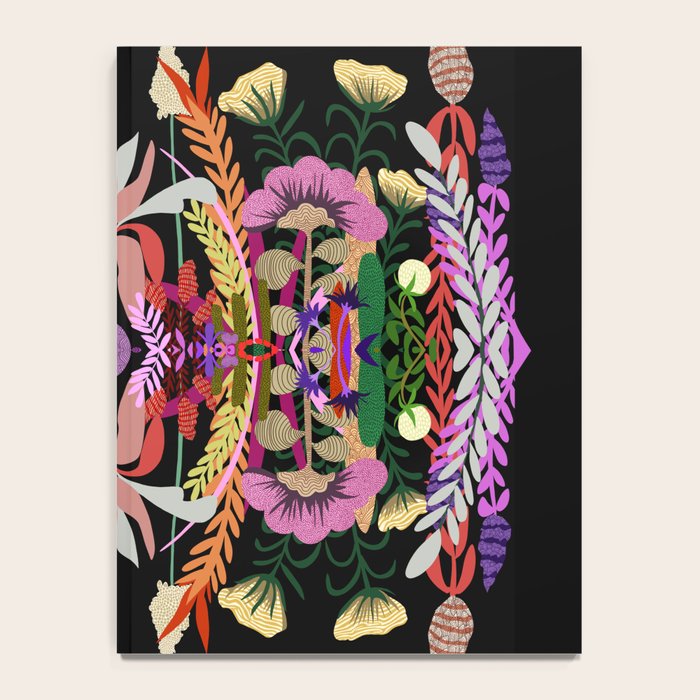The Butterfly Effect Series - 01, Paint Blot Mirror Colorful, Symmetrical Graphic, Eclectic Mandala  Notebook Gallery Image 4