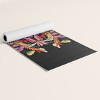 The Butterfly Effect Series - 01, Paint Blot Mirror Colorful, Symmetrical Graphic, Eclectic Mandala  Yoga Mat Gallery Image 2