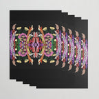 The Butterfly Effect Series - 01, Paint Blot Mirror Colorful, Symmetrical Graphic, Eclectic Mandala  Wrapping Paper Gallery Image 3