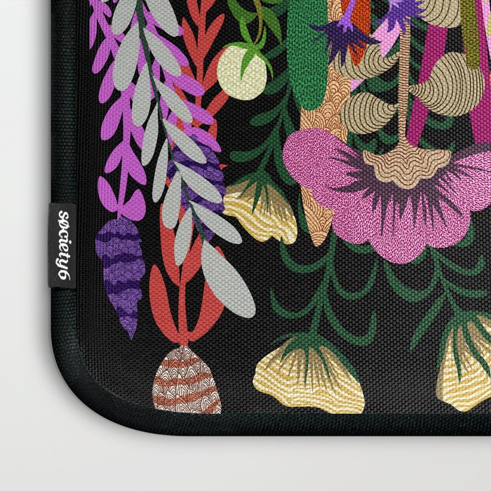 The Butterfly Effect Series - 01, Paint Blot Mirror Colorful, Symmetrical Graphic, Eclectic Mandala  Laptop Sleeve Gallery Image 3