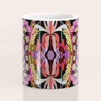 The Butterfly Effect Series - 01, Paint Blot Mirror Colorful, Symmetrical Graphic, Eclectic Mandala  Coffee Mug Gallery Image 4