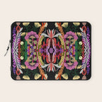 The Butterfly Effect Series - 01, Paint Blot Mirror Colorful, Symmetrical Graphic, Eclectic Mandala  Laptop Sleeve Gallery Image 1