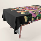 The Butterfly Effect Series - 01, Paint Blot Mirror Colorful, Symmetrical Graphic, Eclectic Mandala  Tablecloth Gallery Image 1