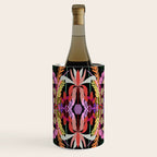 The Butterfly Effect Series - 01, Paint Blot Mirror Colorful, Symmetrical Graphic, Eclectic Mandala  Wine Chiller Gallery Image 1