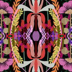 The Butterfly Effect Series - 01, Paint Blot Mirror Colorful, Symmetrical Graphic, Eclectic Mandala  Coffee Mug Gallery Image 2