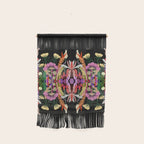 The Butterfly Effect Series - 01, Paint Blot Mirror Colorful, Symmetrical Graphic, Eclectic Mandala  Wall Hanging Gallery Image 1