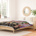 The Butterfly Effect Series - 01, Paint Blot Mirror Colorful, Symmetrical Graphic, Eclectic Mandala  Duvet Cover Gallery Image 2