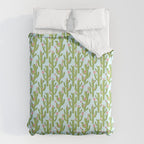 Summer Cactus #illustration #cactus Duvet Cover Gallery Image 6